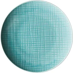 Тарелка фарфор D=17см голуб.