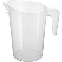 Стакан мерный с ручкой пластик 3л ,H=26,L=24,B=17см белый