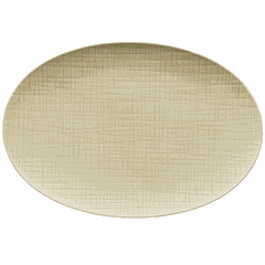 Блюдо овальное фарфор ,L=30см кремов.