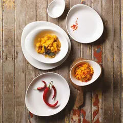 Салатник «ФриСтайл» фарфор 0,75л D=28,H=6см белый, изображение 2