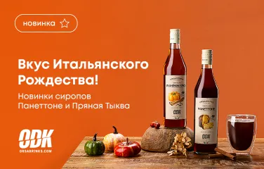 Вкус итальянского Рождества! Новинки сиропов ODK: Панеттоне и Пряная Тыква