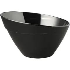 Salad bowl plastic 2.5l D=24.5,H=15cm black