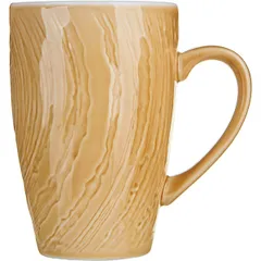 Mug “Scape Ocher”  porcelain  340 ml  beige.