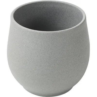 Стакан для горячих напитков «Нау» керамика 200мл D=80,H=73мм серый, Цвет: Серый