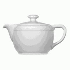 Teapot “Stuttgart (decor)”  porcelain  400 ml  white, green.