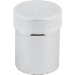 Container for powdered sugar with holes 2.5mm  stainless steel  300ml  D=70, H=85mm  silver.