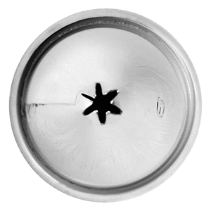 Насадка кондитерская «Звезда» сталь нерж. D=22/5,H=30мм металлич.
