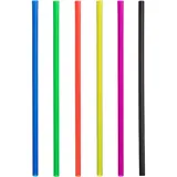 Трубочки без сгиба[100шт] полипроп. D=8,L=250мм разноцветн.