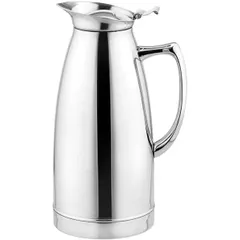 Coffee pot-thermos  stainless steel  2 l , H = 29.5 cm  silver.