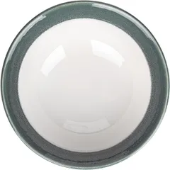 Салатник «Революшн Эдж Джейд» фарфор 430мл D=165,H=50мм белый,зелен., изображение 3