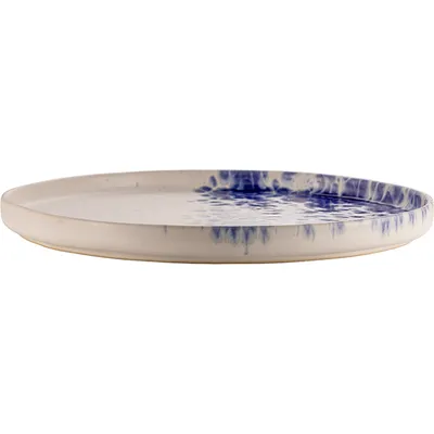 Тарелка «Фобос» пирожковая керамика D=205,H=20мм белый,синий, Цвет: Белый, Диаметр (мм): 205, изображение 2