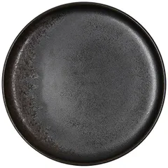 Блюдо «Раст Бронзо» с бортом фарфор D=300,H=35мм коричнев.