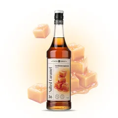 Syrup “Salted Caramel” Pinch&Drop glass 1l D=85,H=330mm