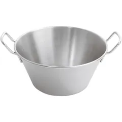 Bowl 2 handles  stainless steel  12.8 l  D=36, H=18.5 cm