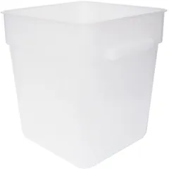 Container for products polyprop. 22l ,H=40,L=28.5,B=28.5cm clear.