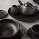 Чайная пара «Оникс» керамика 200мл D=150,H=65мм черный, изображение 4