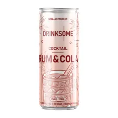 Напиток безалкогольный «Ром Кола» жесть белая 330мл D=55,H=143мм св.корич.
