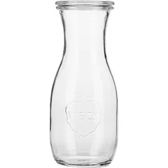 Bottle with cap[6pcs] glass D=60,H=145mm clear.