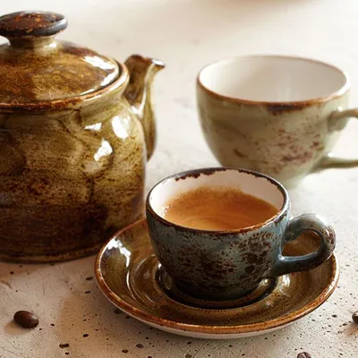 Крышка для чайника «Крафт» фарфор коричнев., изображение 2