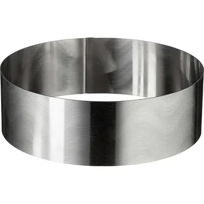 Кольцо кондитерское «Круг» сталь нерж. D=200,H=65мм металлич.