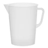 Стакан мерный с носиком и ручкой градуированный полипроп. 5л D=19,5,H=25,9см прозр.