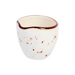 Соусник «Париж» фарфор 60мл D=6,H=5см белый,коричнев., Объем по данным поставщика (мл): 60