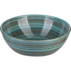 Salad bowl “Scandinavia” ceramics 1l D=180,H=75mm blue.
