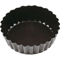 Baking pan removable bottom  steel, anti-stick coating  D=10, H=3cm  black