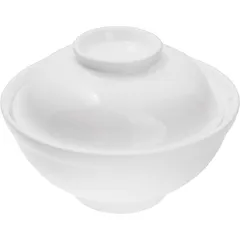 Miso tureen “Kunstwerk” porcelain 420ml D=15,H=11.5cm white