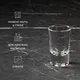 Стопка «Бостон шот» стекло 40мл D=41,H=70мм прозр., Объем по данным поставщика (мл): 40, изображение 3