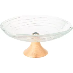 Ваза для фруктов «Вело» стекло D=23,H=7см прозр.