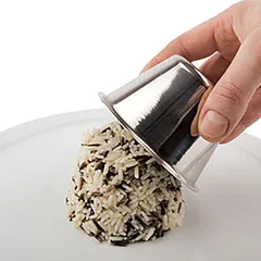 Форма для выкл.гарнира[2шт] сталь нерж. 100мл D=70,H=35мм металлич., изображение 2