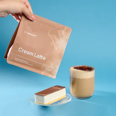 Смесь сухая для приготовления напитков «Птичье молоко» для раф кофе 500 г картон,пластик ,H=18,L=18,, Вкус: Птичье молоко, Назначение: Раф кофе, изображение 5