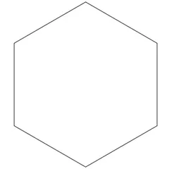 Резак «Шестиугольник» пластик ,L=63,B=63мм