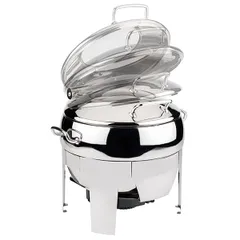 Мармит круглый индукционный (без нагревательного элемента) сталь нерж. 11л ,H=39,L=48,B=42см металли, изображение 3