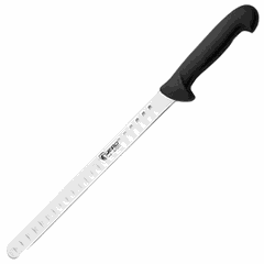 Нож для тонкой нарезки сталь нерж.,полипроп. ,L=40/26,B=2см черный,металлич.