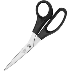 Kitchen scissors  steel, plastic , L=185/110, B=12mm  black
