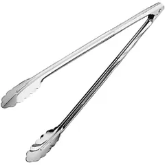 Grill tongs stainless steel ,L=40,B=4cm metal.