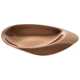 Тарелка «Пеблс» для закусок набор[4шт] сталь нерж. ,H=10,L=85,B=80мм медный