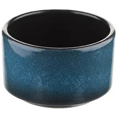 Sugar bowl with lid “Milky Way blue”  porcelain  350ml  D=100, H=65mm  blue, black
