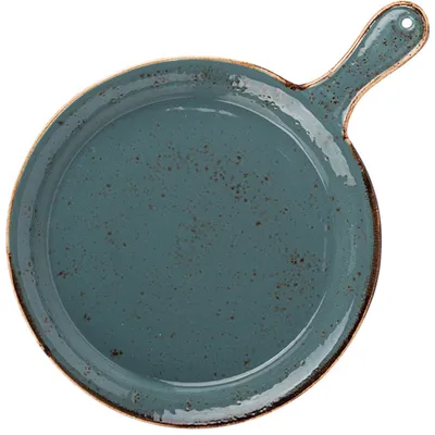 Сковорода для  запекания «Крафт Блю» фарфор D=255,H=30мм синий, изображение 3