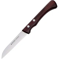 Нож для чистки овощей «Кузинье» сталь,пластик ,L=18/8,B=15мм черный,металлич.