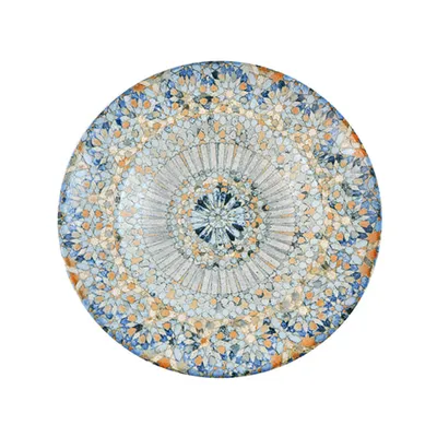 Тарелка глубокая «Мозаик» фарфор 450мл D=270,H=56мм разноцветн.