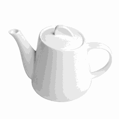 Teapot “Pearl” porcelain 270ml white