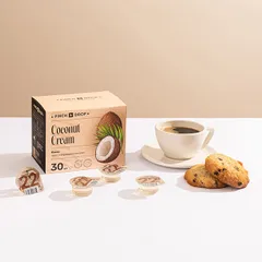 Сироп «Кокос» ароматизированный порционный Pinch&Drop[30шт] картон 15мл ,H=12,L=15,5,B=10см, изображение 4