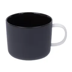 Чашка кофейная «Вейв» фарфор 140мл D=70/60,H=57,L=95мм черный