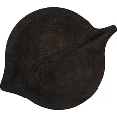 Блюдо «Ольха» темный дуб ,H=30,L=185,B=130мм тем.дерево