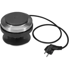 Элемент электронагревательный для мармита сталь нерж.,пластик D=140,H=95мм 500вт серебрист.,черный