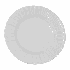 Plate “Nestor” small  porcelain  D=190, H=15mm  white