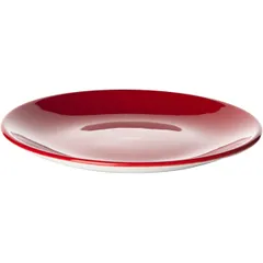 Тарелка «Фиренза Ред Контур» фарфор D=155,H=23мм красный,белый, изображение 2